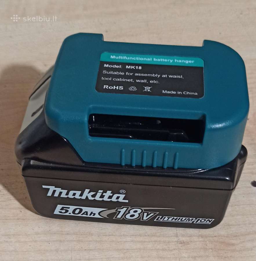 Makita baterijos laikiklis - nuotraukos Nr. 6
