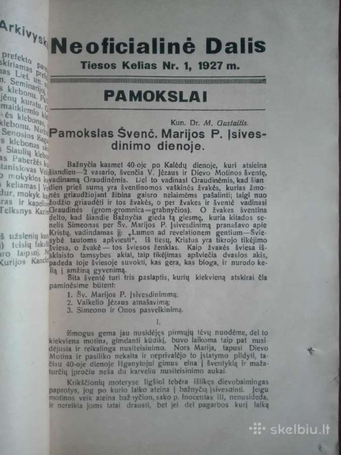 459. Laikraštis Tiesos Kelias antikvarinis-kolekci