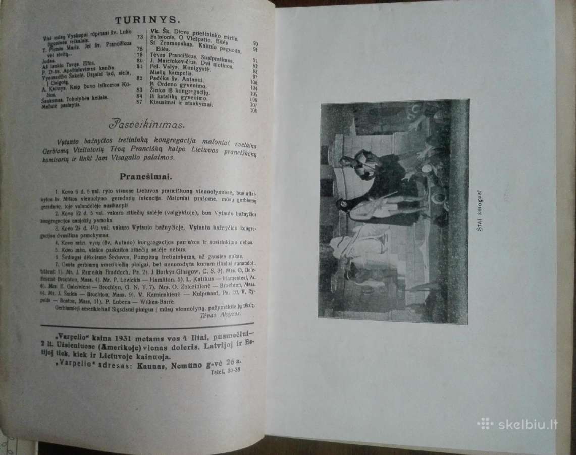 469. Šv. Pranciškaus Varpelis ntikvarinis-kolekcin - nuotraukos Nr. 2