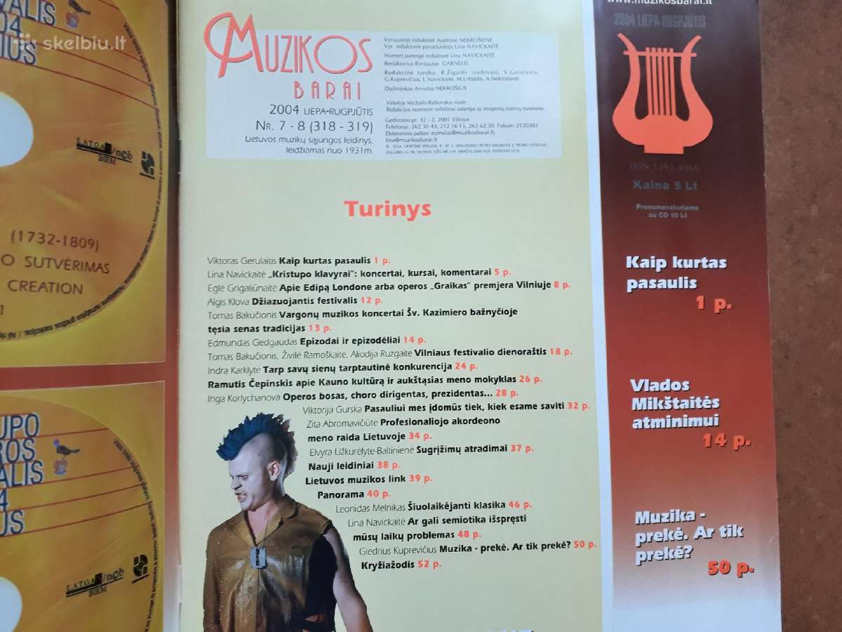 Žurnalai "Muzikos barai" - nuotraukos Nr. 3