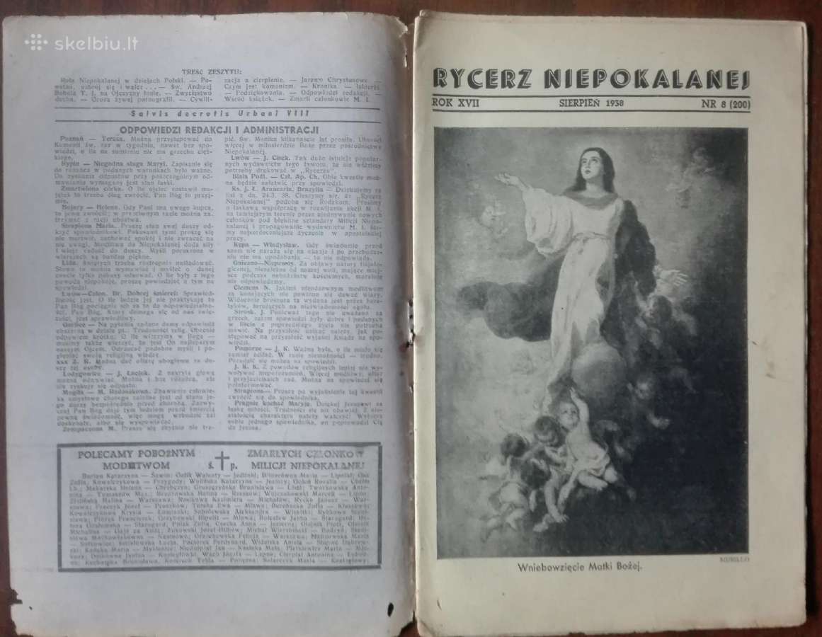 470. Rycerz Niepokalanej antikvarinis-kolekcinis - nuotraukos Nr. 2