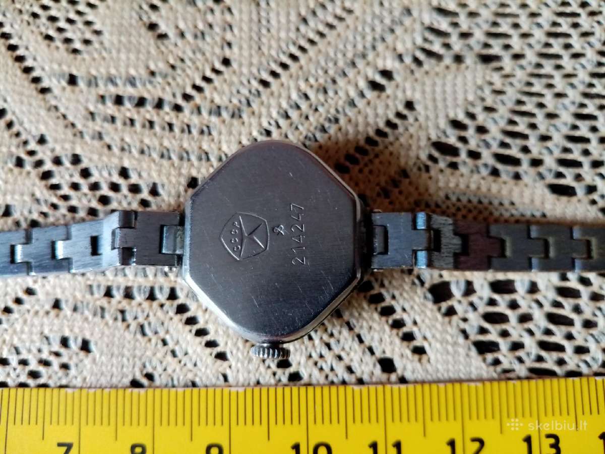 CcCCCP laikrodis mot. mechaninis puikiai veikia . - nuotraukos Nr. 4