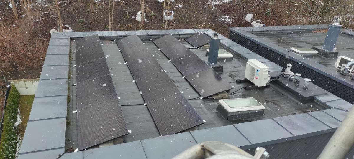 Saulės elektrinių montavimo darbai - nuotraukos Nr. 11