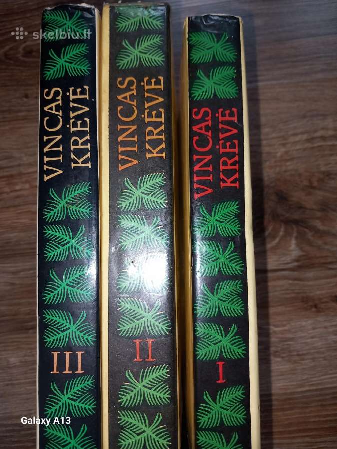 Vinco Krėvės raštai, trys tomai, ir dar dvi knygos - nuotraukos Nr. 2
