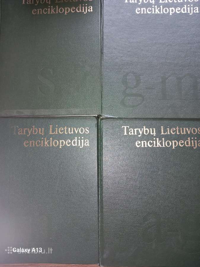 Tarybų Lietuvos enciklopedija,visi keturi tomai.
