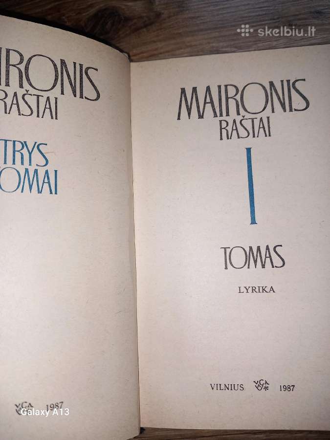 Maironio raštai, trys tomai. - nuotraukos Nr. 3