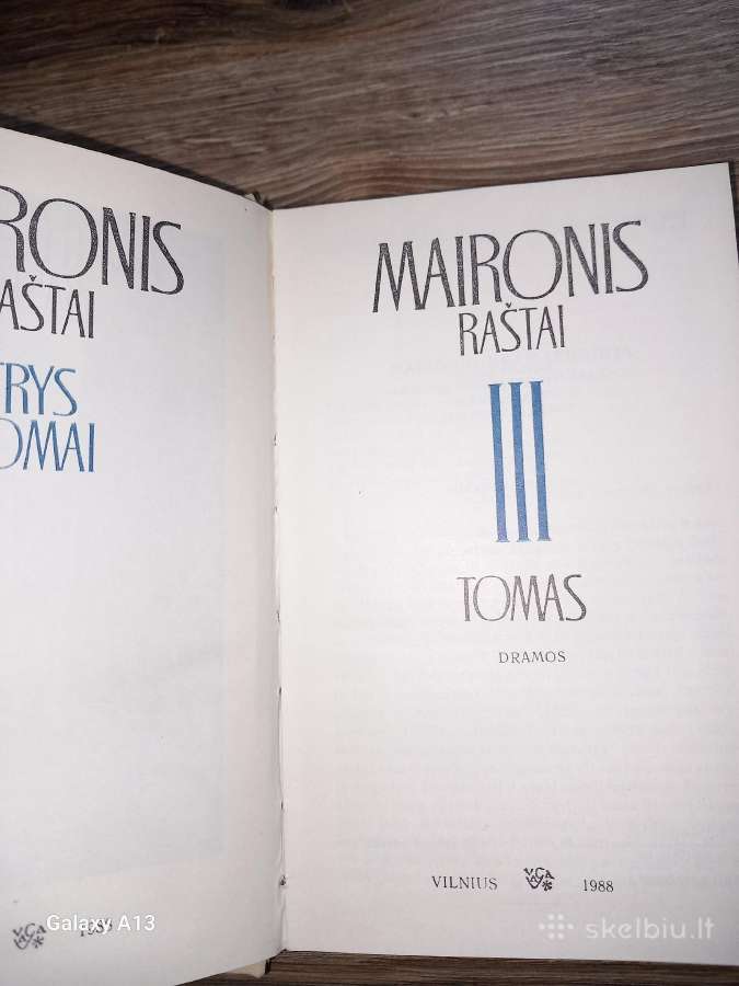 Maironio raštai, trys tomai. - nuotraukos Nr. 5