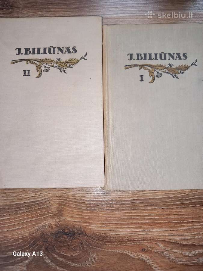 Jono Biliūno raštai, du tomai.
