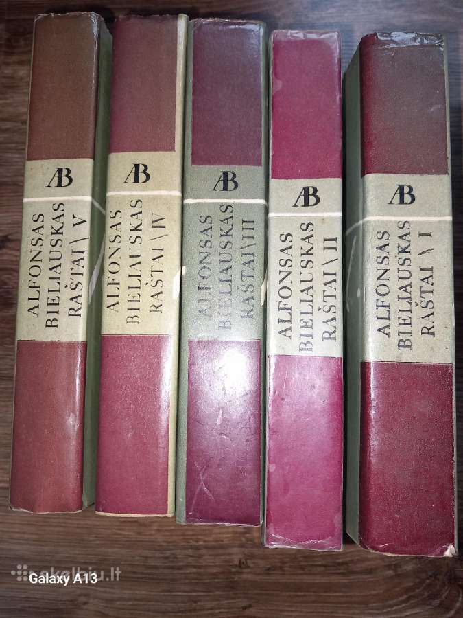 Alfonso Bieliausko raštai,visi penki tomai. - nuotraukos Nr. 2