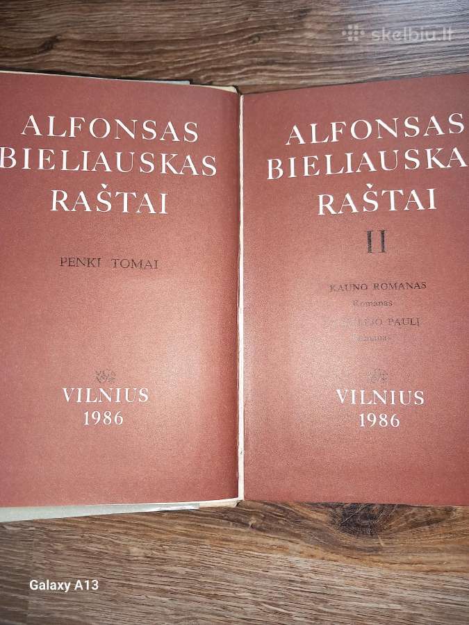 Alfonso Bieliausko raštai,visi penki tomai. - nuotraukos Nr. 4