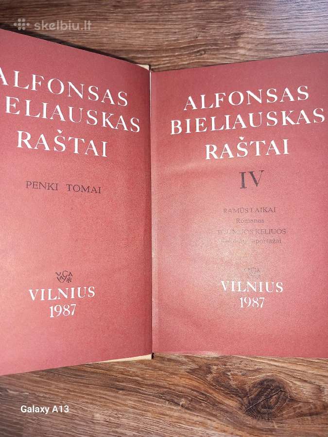 Alfonso Bieliausko raštai,visi penki tomai. - nuotraukos Nr. 6