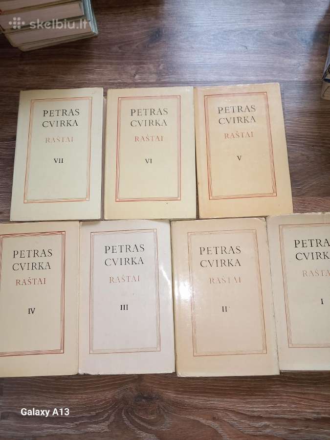 Petro Cvirkos raštai, visi septyni tomai.