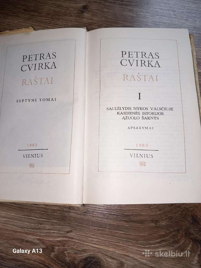 Petro Cvirkos raštai, visi septyni tomai. - nuotraukos Nr. 3