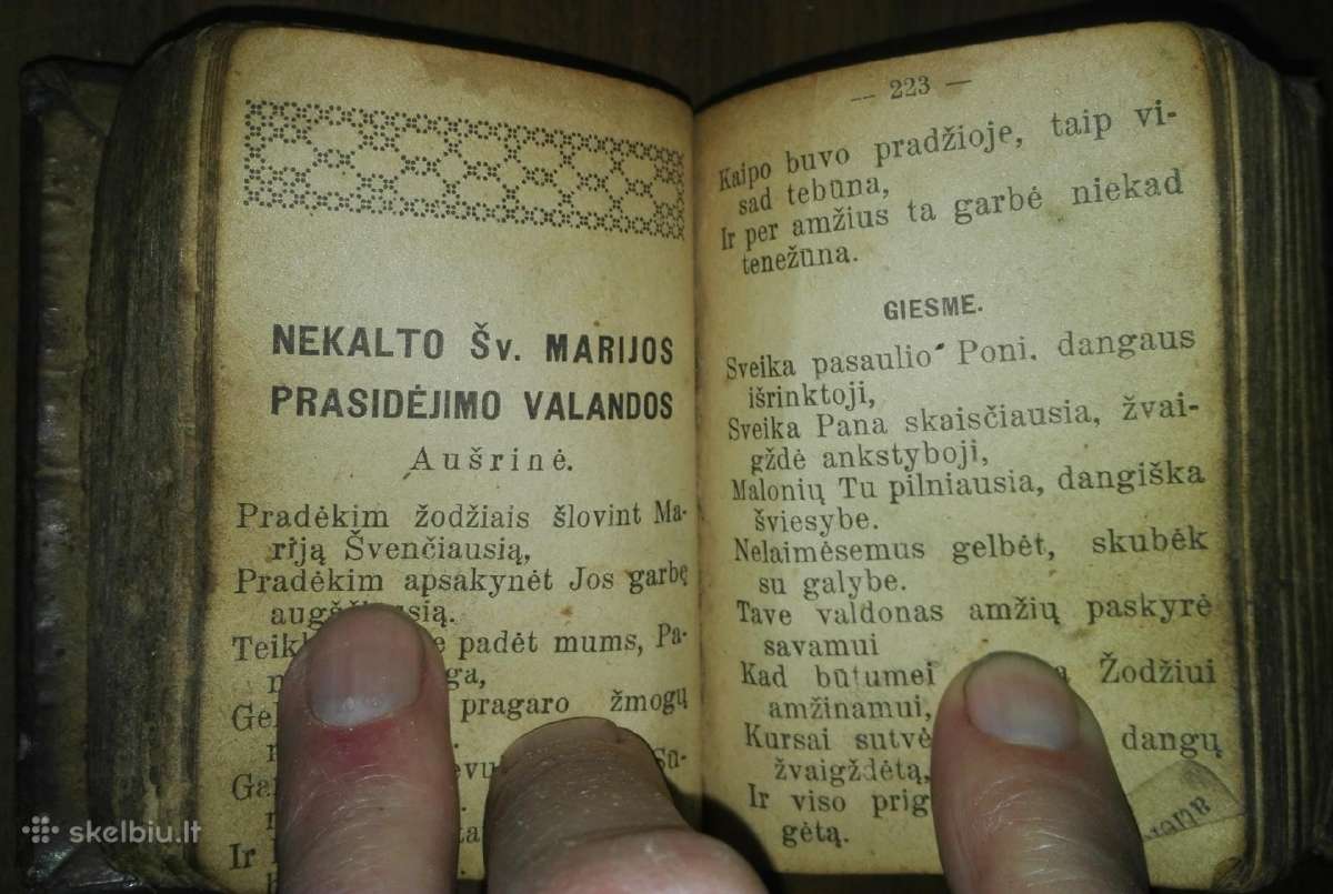 489. Maldaknygė antikvarinė-kolekcinė - nuotraukos Nr. 3