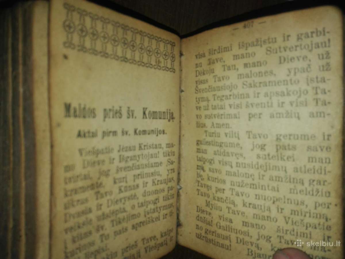 489. Maldaknygė antikvarinė-kolekcinė - nuotraukos Nr. 4