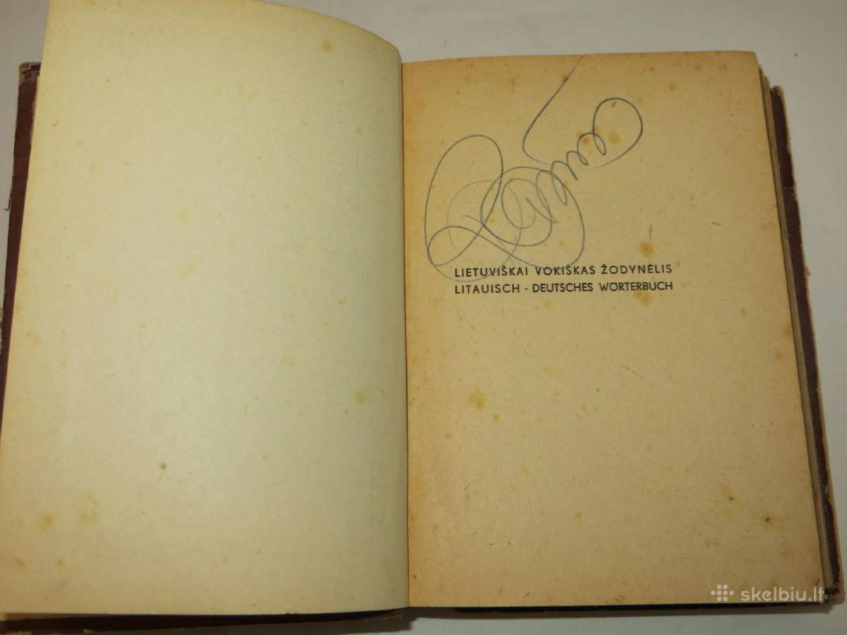 Knyga Lietuviškai vokiškas žodynėlis, 1943 m. - nuotraukos Nr. 4