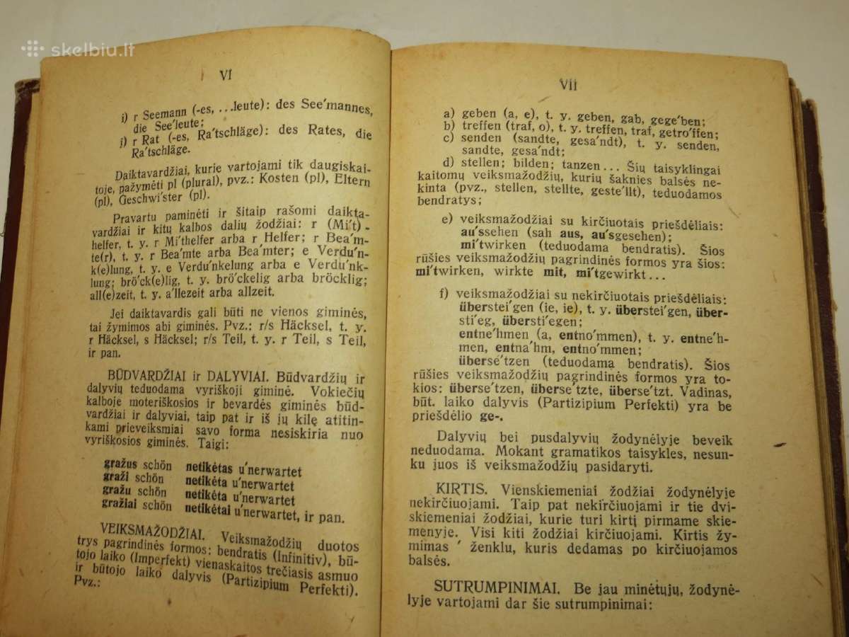 Knyga Lietuviškai vokiškas žodynėlis, 1943 m. - nuotraukos Nr. 7