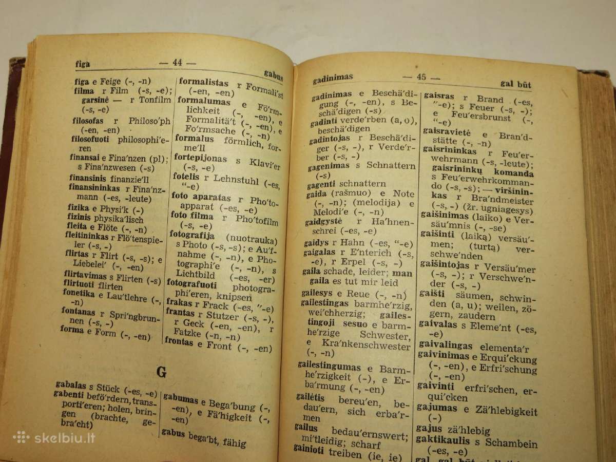 Knyga Lietuviškai vokiškas žodynėlis, 1943 m. - nuotraukos Nr. 11