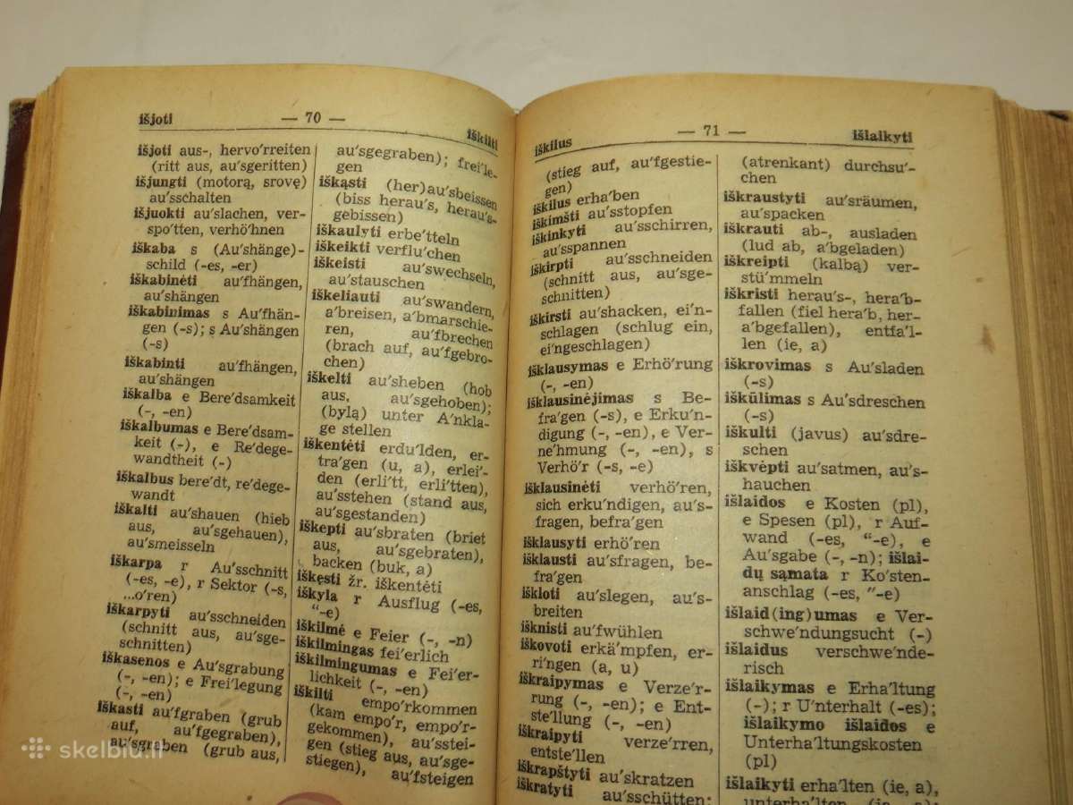 Knyga Lietuviškai vokiškas žodynėlis, 1943 m. - nuotraukos Nr. 13