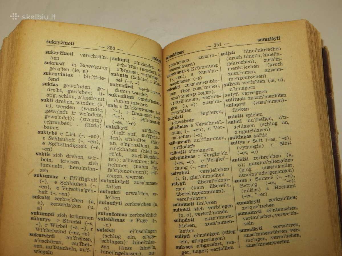 Knyga Lietuviškai vokiškas žodynėlis, 1943 m. - nuotraukos Nr. 20