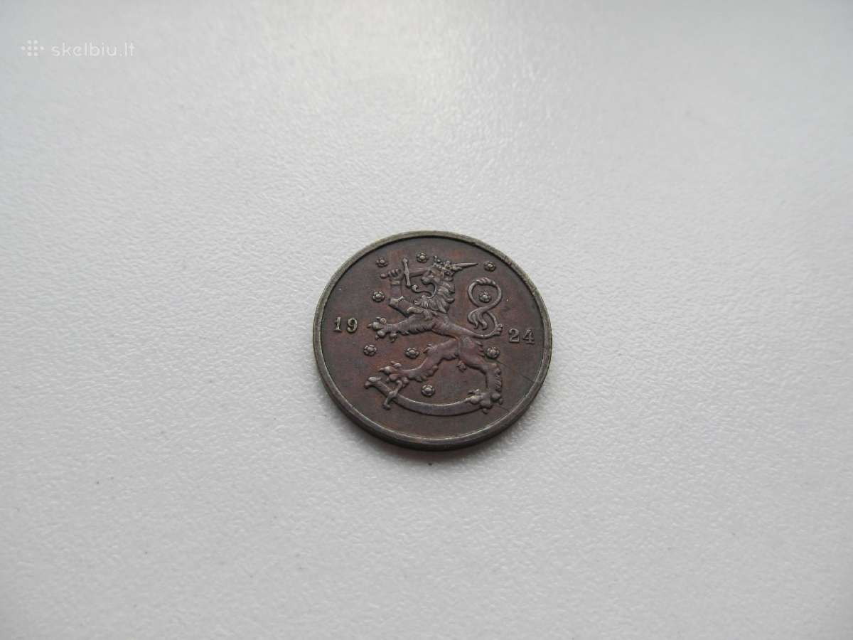 10 pennia , Suomija , 1920, 1921, 1924 - nuotraukos Nr. 6