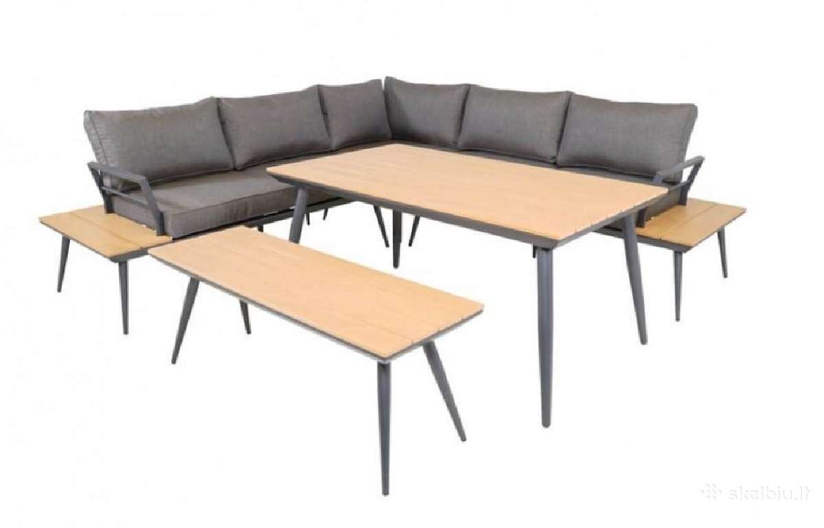 Modernūs Ir Stilingi Pinti Lauko Baldai iš ratano - nuotraukos Nr. 5
