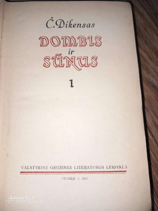 Čarlzo Dikenso romanas Dombis ir sūnus - nuotraukos Nr. 3