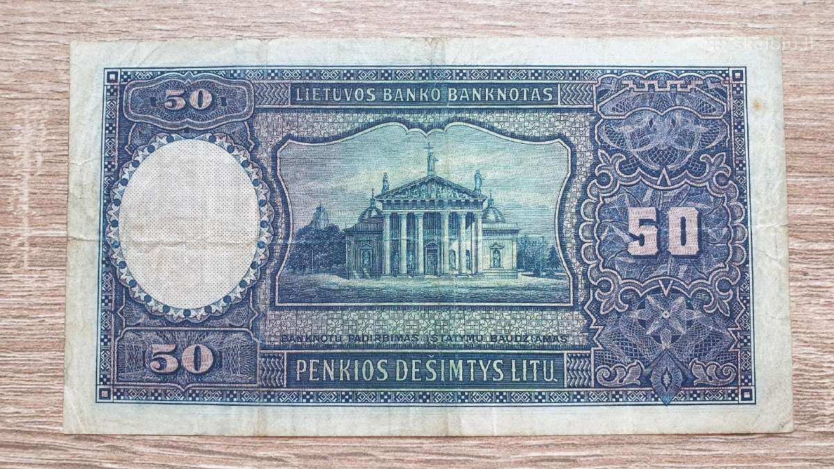 1928 metų 50 litų smetoniškas - nuotraukos Nr. 2