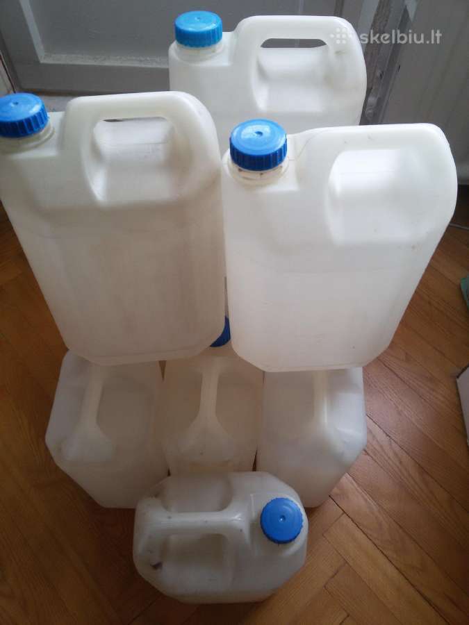 Plastiko talpos-bakeliai-kanistrai 5l. - nuotraukos Nr. 2