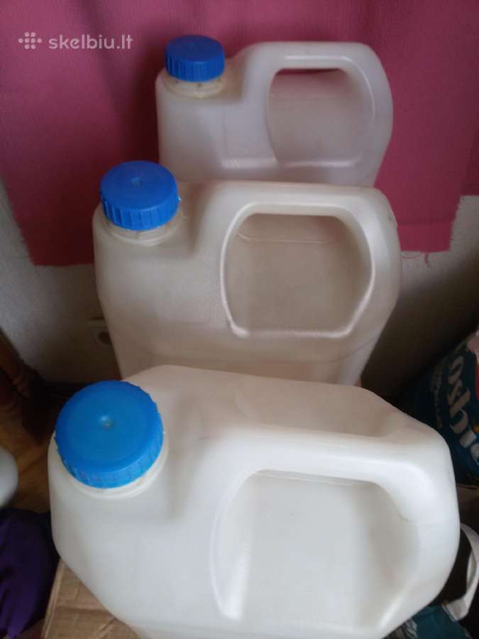Plastiko talpos-bakeliai-kanistrai 5l. - nuotraukos Nr. 4