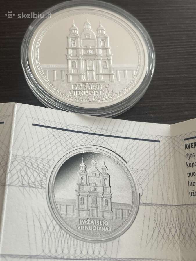 Sidabrinis medalis skirta Pazaislino vienuolynui - nuotraukos Nr. 2