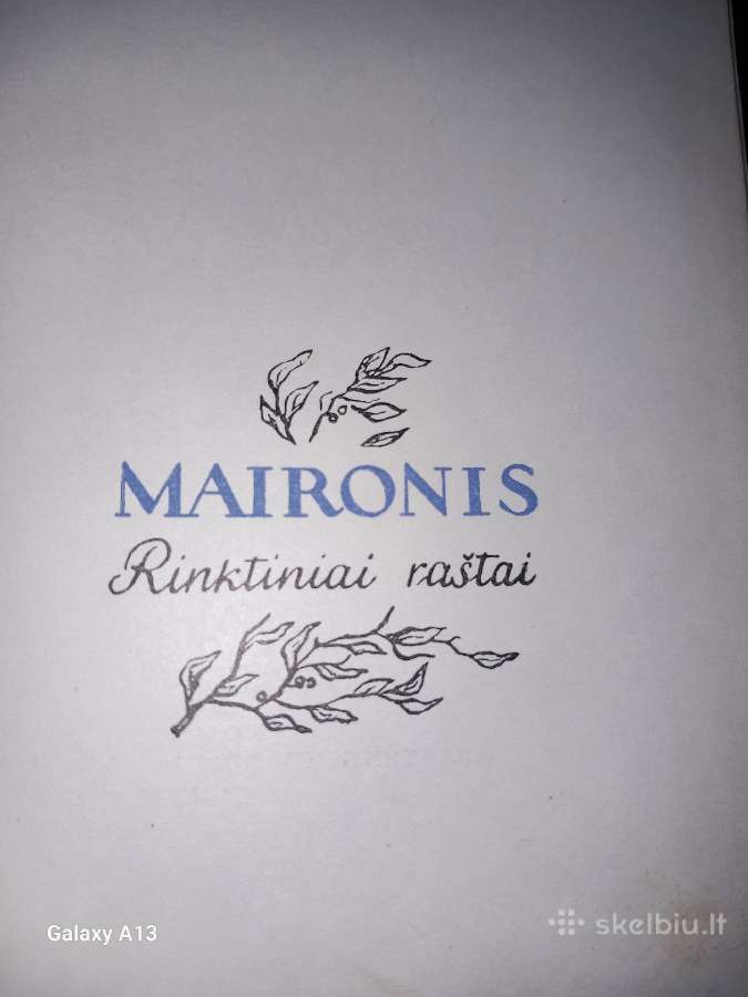 Maironio rinktiniai raštai, du tomai. - nuotraukos Nr. 3