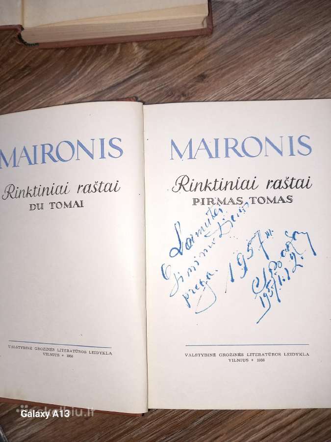Maironio rinktiniai raštai, du tomai. - nuotraukos Nr. 4