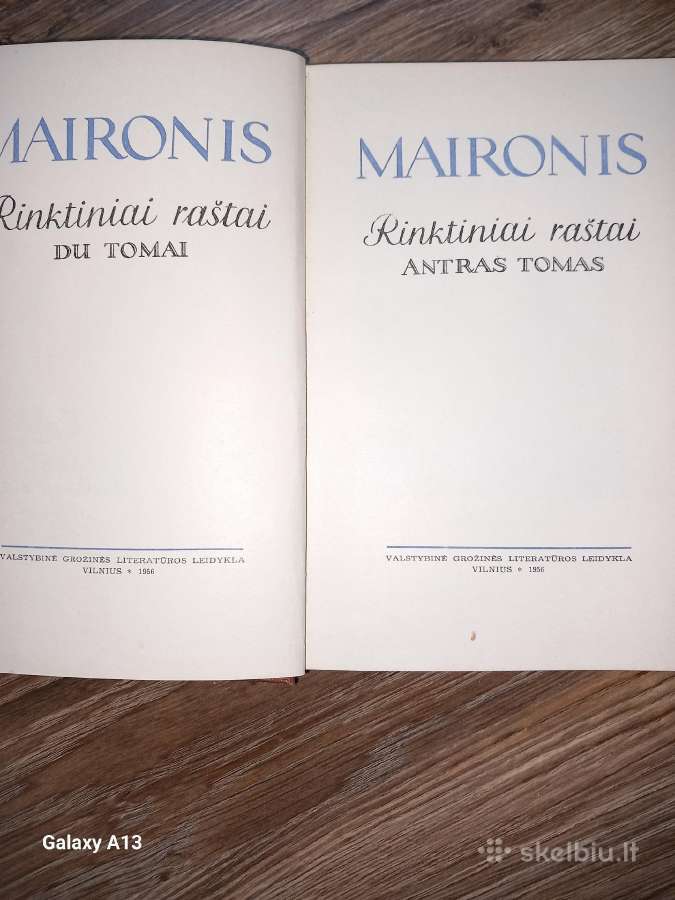 Maironio rinktiniai raštai, du tomai. - nuotraukos Nr. 5