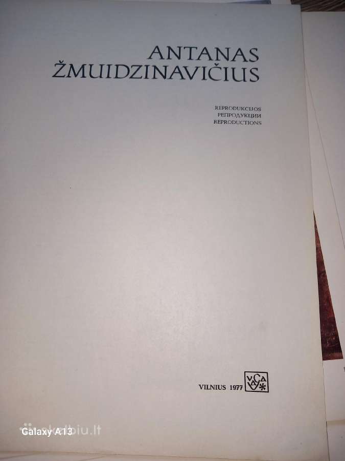 Antano Žmuidzinavičiaus paveikslų reprodukcija - nuotraukos Nr. 3