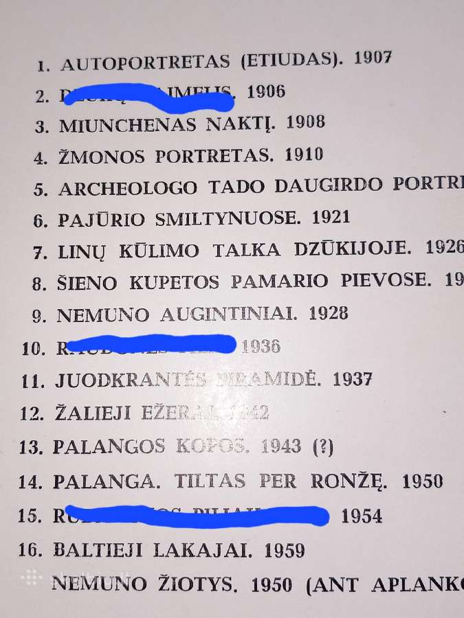 Antano Žmuidzinavičiaus paveikslų reprodukcija - nuotraukos Nr. 4