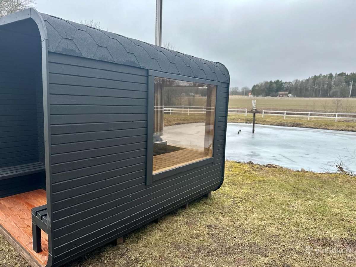 Cube Sauna: pusapvalė lauko pirtis - nuotraukos Nr. 35