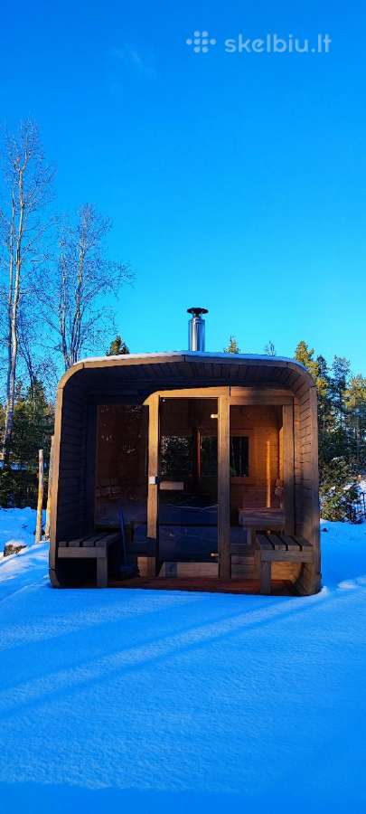 Cube Sauna: pusapvalė lauko pirtis - nuotraukos Nr. 13