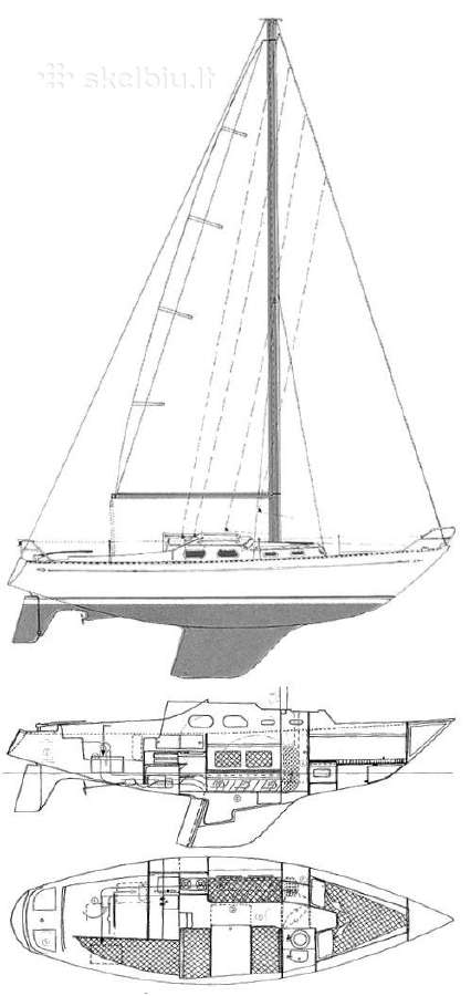 Parduodama jachta Shipman 28 - nuotraukos Nr. 4