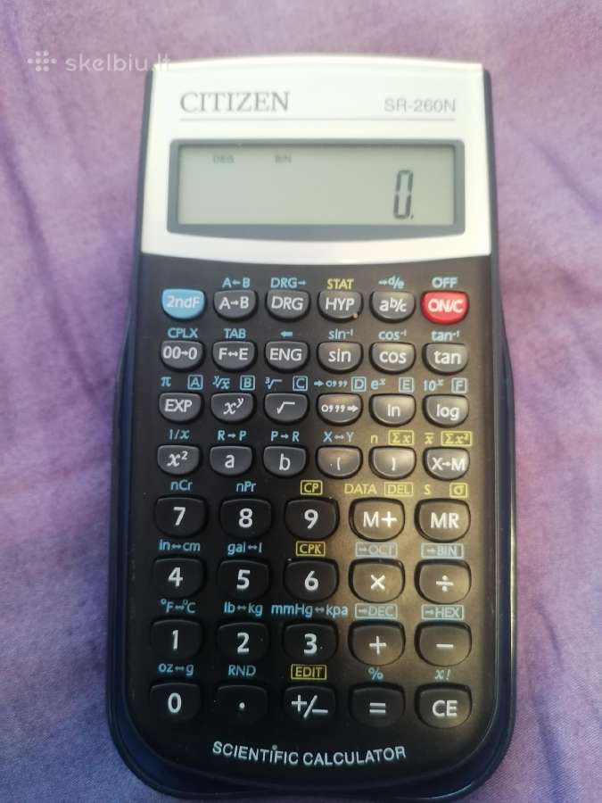 Skaičiuotuvas Citizen Cr260n