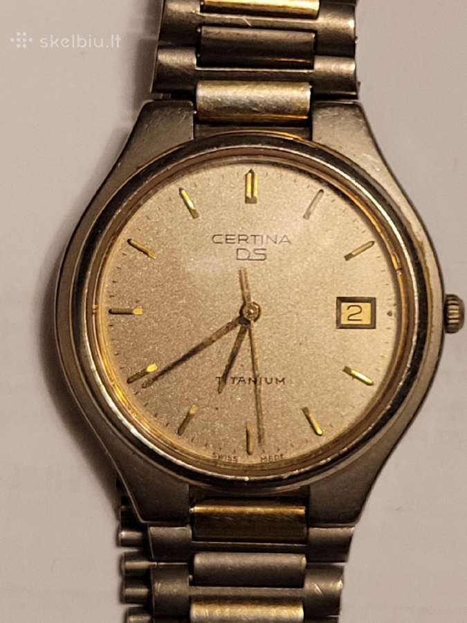 Certina. Titaninis kvarcinis laikrodis.