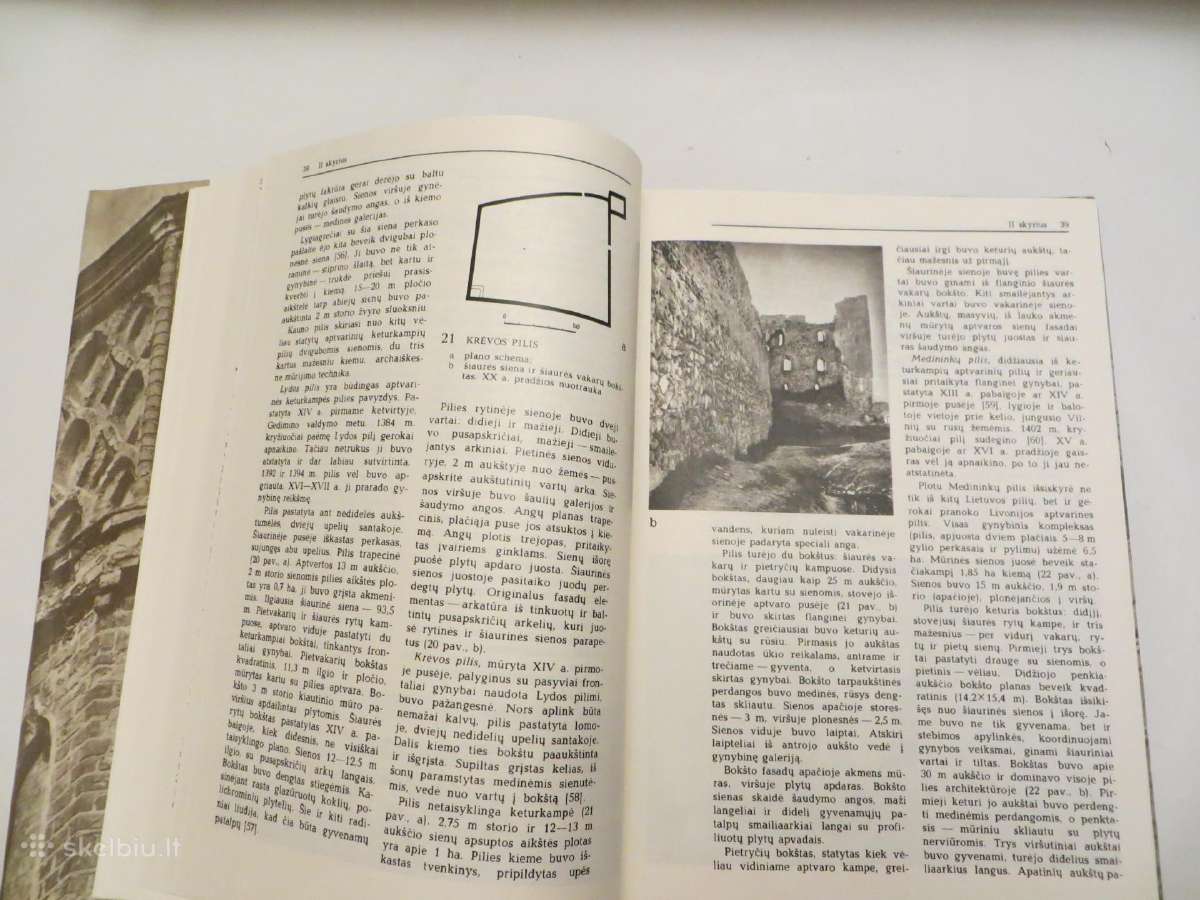 Knyga Lietuvos architektūros istorija 1-2 tomai - nuotraukos Nr. 6