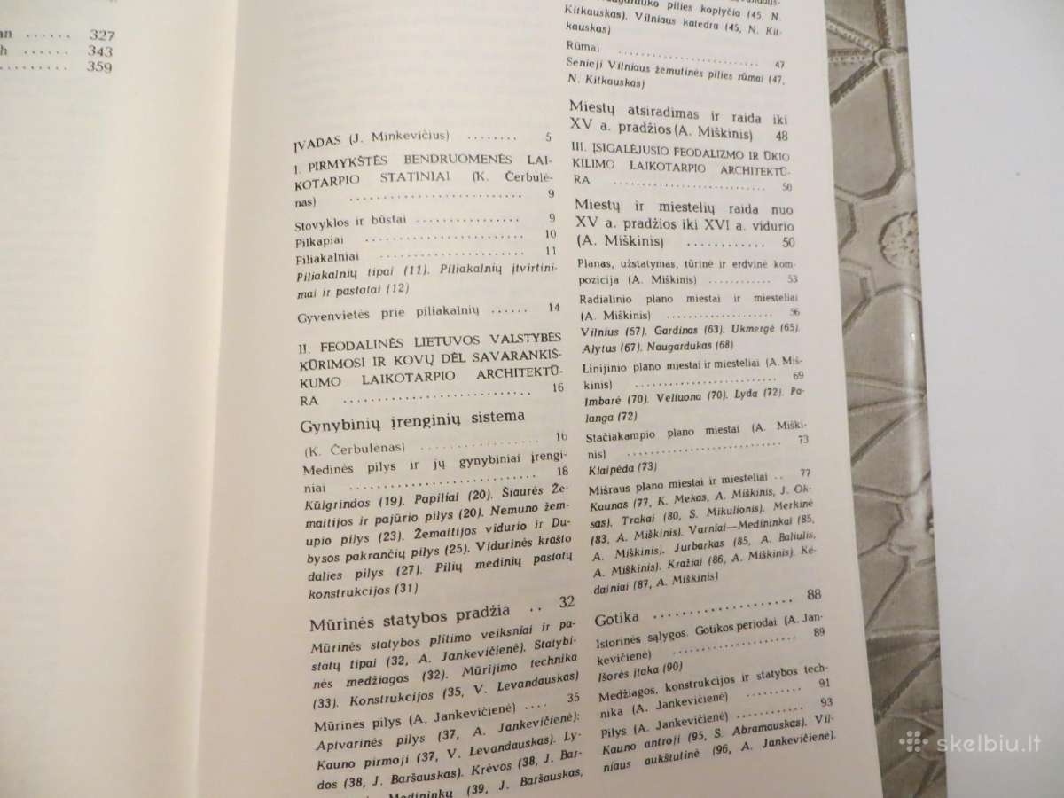 Knyga Lietuvos architektūros istorija 1-2 tomai - nuotraukos Nr. 14