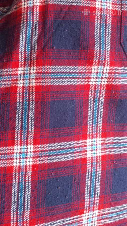 Vyriski flanel. pasiltinti marskiniai, baltiniai - nuotraukos Nr. 5