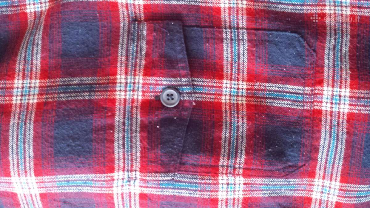 Vyriski flanel. pasiltinti marskiniai, baltiniai - nuotraukos Nr. 6