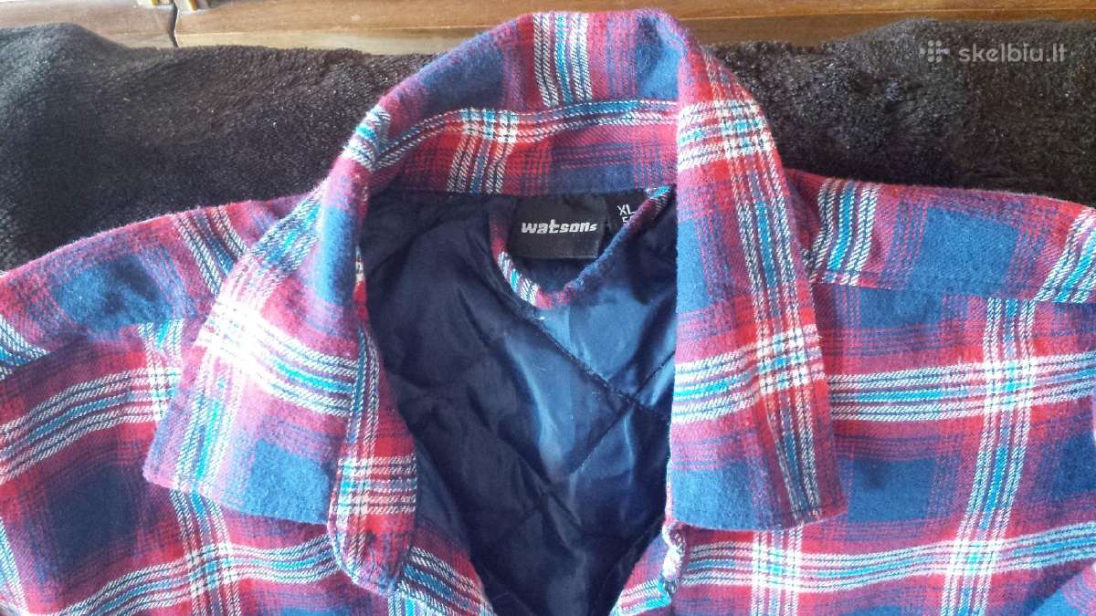Vyriski flanel. pasiltinti marskiniai, baltiniai - nuotraukos Nr. 7