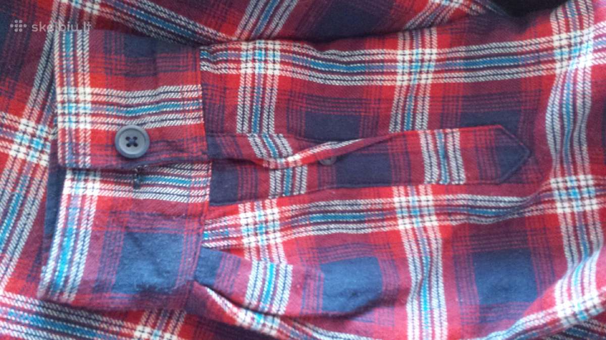 Vyriski flanel. pasiltinti marskiniai, baltiniai - nuotraukos Nr. 9