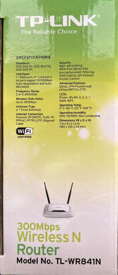 Tp-link Tl-wr841n V10 maršrutizatorius routeris - nuotraukos Nr. 5