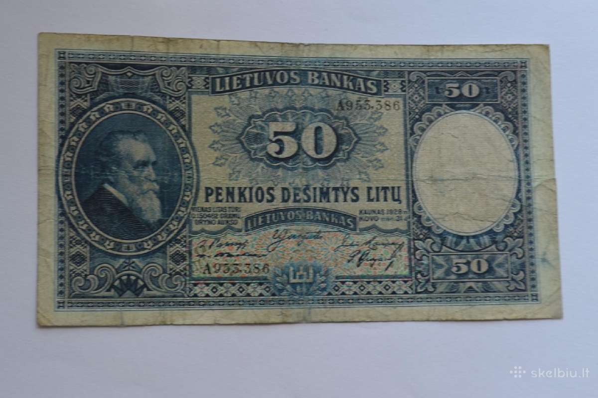 50 litu 1928 m.