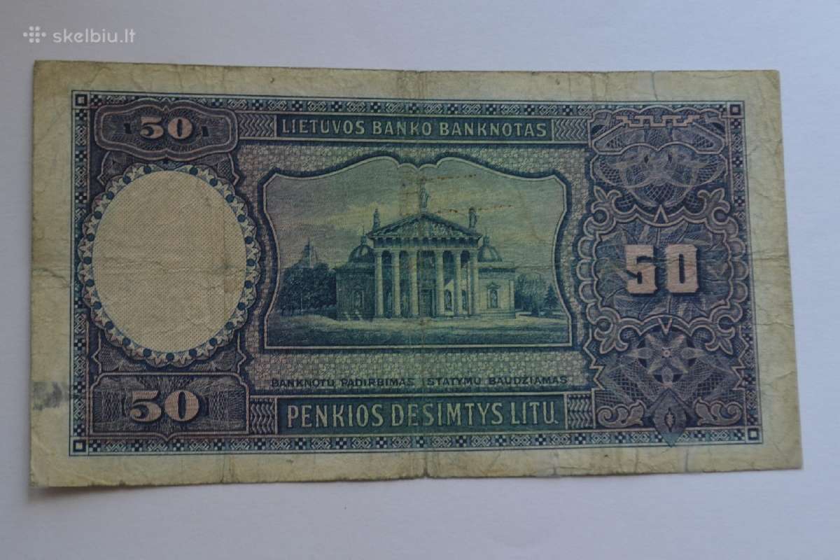 50 litu 1928 m. - nuotraukos Nr. 2